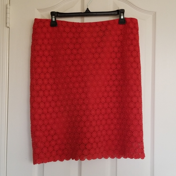 Coral Crocheted Skirt - Picture 2 of 8